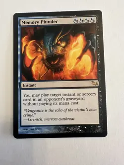 MTG Memory Plunder Shadowmoor 169/301 Regular Rare - Image 1