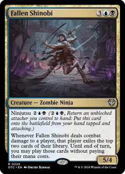 MTG Fallen Shinobi - Outlaws of Thunder Junction Commander #226 - Image 1