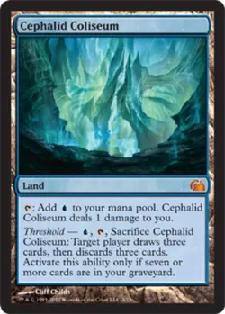 1 x Cephalid Coliseum - Foil - From the Vault: Realms - Light Play - MTG - Image 1