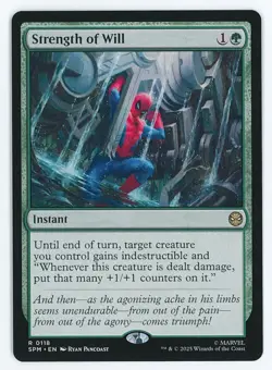 Strength of Will #0118 MTG Marvel's Spider-Man Magic The Gathering - Image 1