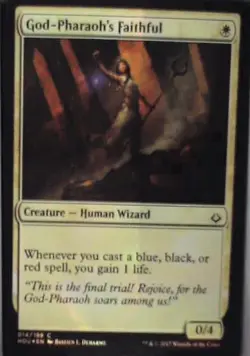 God-Pharaoh's Faithful - Hour of Devastation: #14, MTG - Foil Nm R248 - Image 1