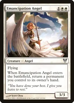 MTG Emancipation Angel Avacyn Restored U 19/244 (LIGHTLY PLAYED) - Image 1