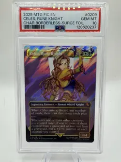 Celes, Rune Knight (Borderless) (Surge Foil) Commander: Final Fantasy Foil - Image 1