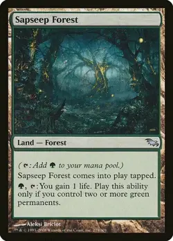 MTG Sapseep Forest Shadowmoor U 279/301 (LIGHTLY PLAYED) - Image 1