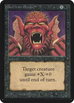 Howl from Beyond Limited Edition Alpha MP MTG - Image 1