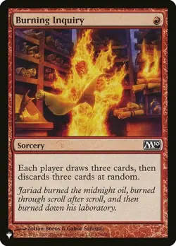 MTG Burning Inquiry Magic 2010 C 128/249 (LIGHTLY PLAYED) - Image 1