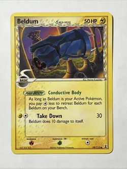 Pokemon TCG Beldum (Delta) EX Delta Species 59/113 Regular Common - Image 2