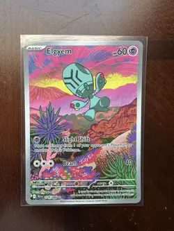 2025 Pokemon SV Black Bolt BLK EN Elgyem Illustration Rare #120/086 - Image 1