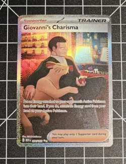 Pokemon TCG - Giovanni's Charisma - 204/165 SV 151 - Special Illustration Rare - Image 1