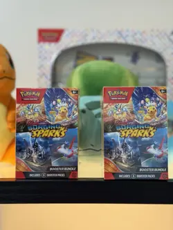 Pokemon TCG Scarlet & Violet Surging Sparks Booster Bundle Lot of 2 - Sealed - Image 1