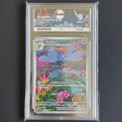 Pokemon TCG: Gloom 198/197 Obsidian Flames Illustration Rare Graded ACE 9 - Image 1