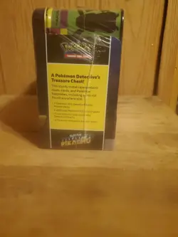 2019 Pokemon Detective Pikachu Collectors Chest Lunch Box Factory Sealed Mint - Image 2