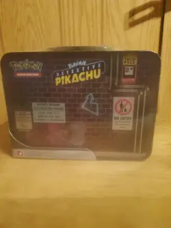 2019 Pokemon Detective Pikachu Collectors Chest Lunch Box Factory Sealed Mint - Image 3