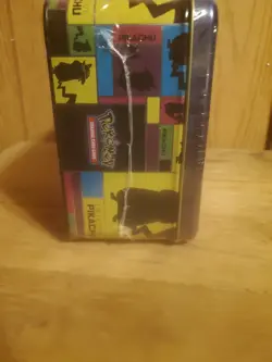 2019 Pokemon Detective Pikachu Collectors Chest Lunch Box Factory Sealed Mint - Image 4