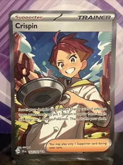 2024 Pokemon SV Stellar Crown SCR EN Crispin #164/142 - Image 1