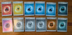 Pokemon Scarlet & Violet Cracked Ice Foil Energy Lot of 13 NM+ - Image 1