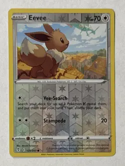 2021 Pokemon TCG Eevee Evolving Skies 125/203 Reverse Holo Ungraded - Image 1