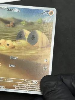 2023 TCG Pokemon #216 Sandile 216/198 Scarlet & Violet Base Set Holo - Image 4