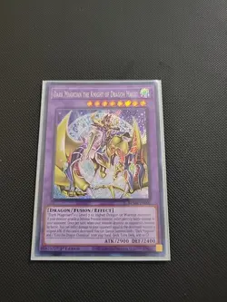 Dark Magician the Knight of Dragon Magic - BLMR-EN001 - Secret Rare 1st Yugioh - Image 1