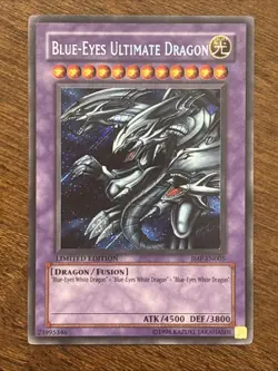 Blue-Eyes Ultimate Dragon (Secret) JMP-EN005 Shonen Jump Limited Edition LP - Image 1