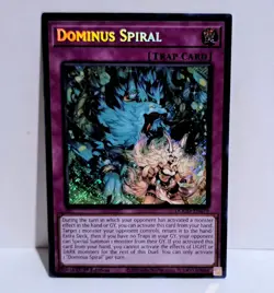 Dominus Spiral Secret Rare DOOD EN079 Yu-Gi-Oh 1st Edition NM - Image 1