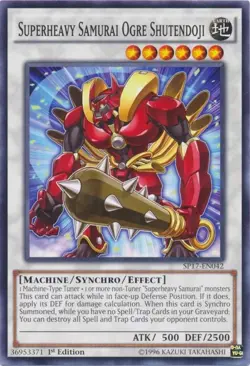 Yugioh! Superheavy Samurai Ogre Shutendoji C 1st Ed SP17-EN042 (LIGHTLY PLAYED) - Image 1