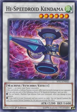 Yugioh! Hi-Speedroid Kendama C 1st Edition SP17-EN043 (LIGHTLY PLAYED) - Image 1