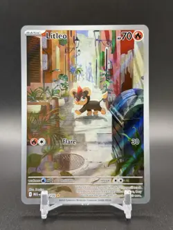 Litleo 139/132 Me01: Mega Evolution Illustration Rare Card Pokemon TCG - Image 1