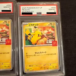 Pikachu 020/M-P PSA10 McDonald's Promo 2025 Japanese Pokemon Card Set 6 - Image 4