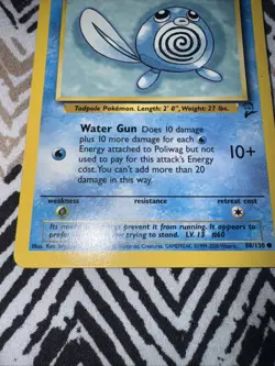 POLIWAG - 88/130 - Base Set 2 - Pokemon Card D10 - Image 2
