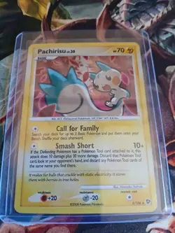 Pachirisu LV.30 Holo Card 5/106 Great Encounters 2008 Pokemon LP - Image 1