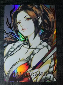 King of Fighters Mai Goddess Anime Waifu Holo Foil Art Card ACG Carddass Sexy - Image 1