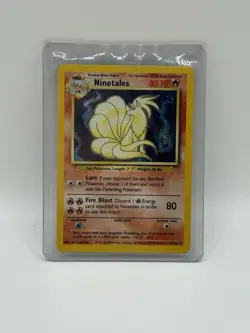 Pokemon TCG Ninetales Base Set Holo Rare Card 12/102 Mint Condition - Image 1