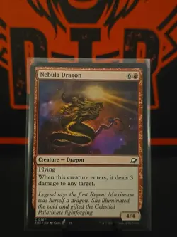 Nebula Dragon | Edge of Eternities (EOE) | MTG | Flying | Unplayed Near Mint NM - Image 1