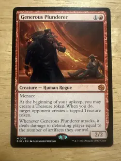 MTG: Generous Plunderer | Outlaws of Thunder Junction: The Big Score 11 NM - Image 1