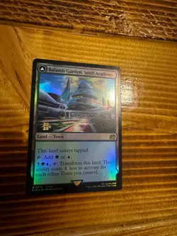 MTG Final Fantasy Balamb Garden, SeeD Academy #272 Prerelease Promo Foil LP/NM - Image 1