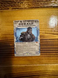 MTG Outlaws of Thunder Junction Geralf the Fleshwright 287 Mythic Showcase LP/NM - Image 1