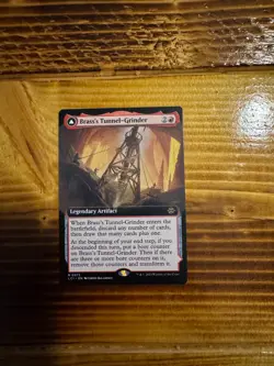 MTG Lost Caverns of Ixalan Brass's Tunnel-Grinder #373 Rare Extended Art LP/NM - Image 1