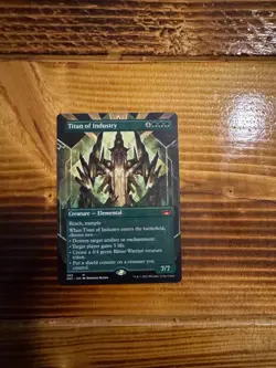 MTG Streets of New Capenna Titan of Industry #289 Mythic Rare Borderless LP/NM - Image 1