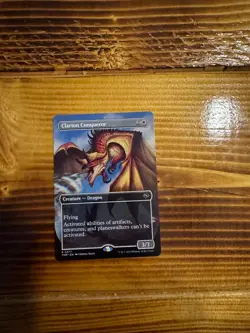 MTG Tarkir: Dragonstorm Clarion Conqueror #377 Rare Borderless LP/NM A - Image 1