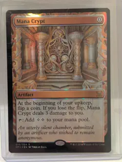 MTG FOIL Mana Crypt (NM) Masterpiece Series: Kaladesh Inventions | US Seller - Image 2