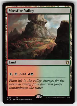 Mossfire Valley R Commander Legends: Battle for Baldur's Gate 901 MTG - Image 1