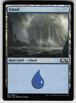 Island () L Core Set 2020 267 MTG - Image 1