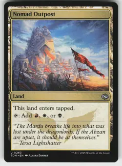 Nomad Outpost U Tarkir: Dragonstorm 263 MTG - Image 1