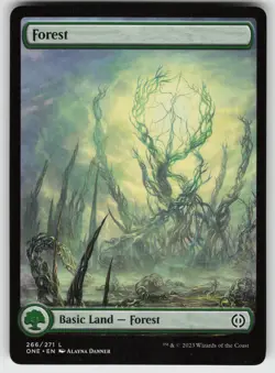 Forest Full Art L Phyrexia: All Will Be One 266 MTG - Image 1