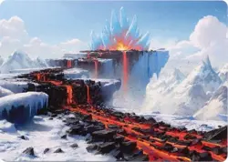 1x Art Series (75/81) - Surtland Frostpyre MTG Kaldheim NM Magic Regular - Image 1