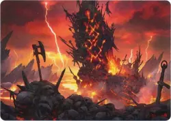 1x Art Series (71/81) - Immersturm Skullcairn MTG Kaldheim NM Magic Regular - Image 1