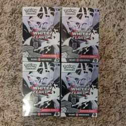 Lot of 4 Pokemon TCG White Flare Booster Bundles, Factory Sealed - Image 1