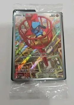 SEALED Riolu Pokemon Center Edition 010 Mega Evolution ETB Promo - Pokemon TCG 1 - Image 1