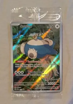 Pokemon Snorlax 051 Scarlet & Violet 151 Pokemon Center Exclusive Promo Stamped - Image 1